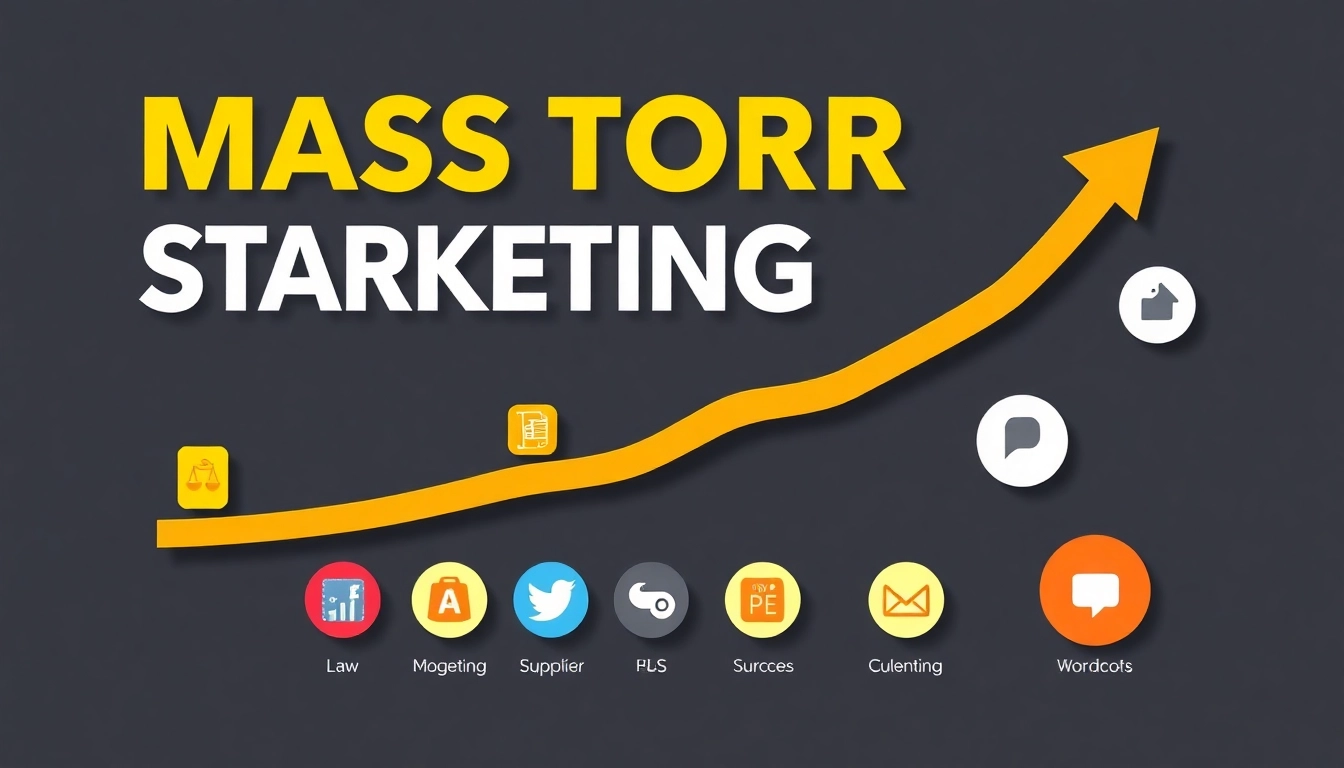 Visualize Mass Tort Marketing strategies through an engaging infographic illustrating effective approaches.