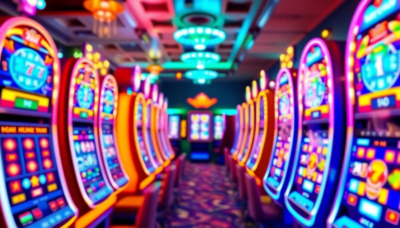 Play exciting slot gacor games with colorful machines and vibrant atmosphere for maximum fun.