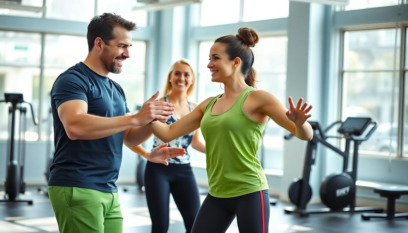 Engaging Beginner Personal Training Downtown Jersey City session showcasing instructor and client interaction.