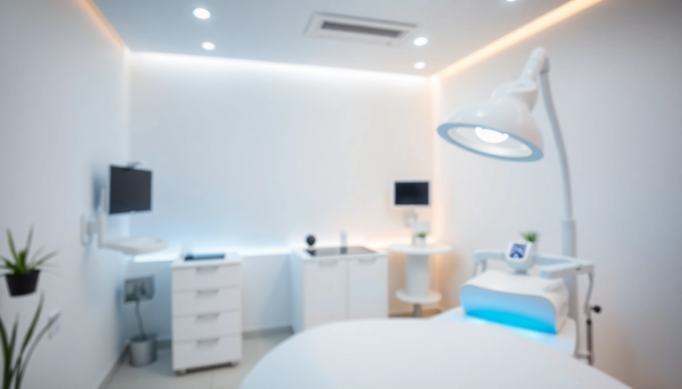 Experience the Fett-weg Spritze treatment in a welcoming, modern clinic setting.