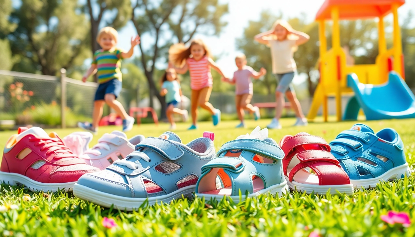 Schöne minimalistische Kinderschuhe für aktive Kinder im Freien, die Komfort und Stil bieten.