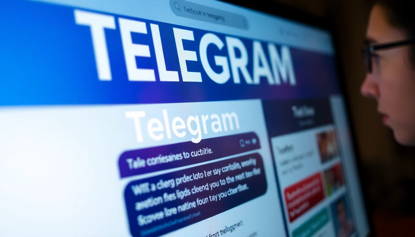 View the Telegram app interface on a computer, showcasing features in the telegram下载电脑版.