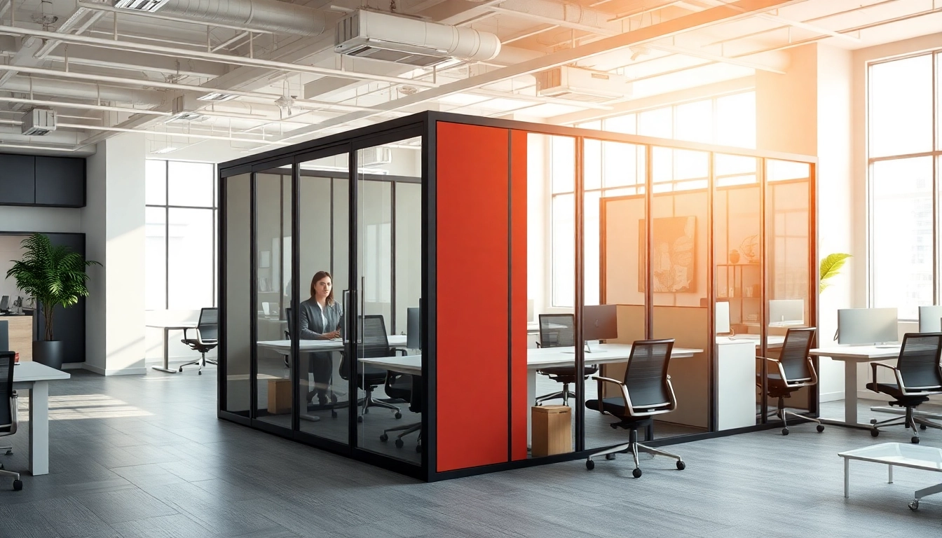 Showcasing the Folding Partition Wall in a modern office environment demonstrating flexibility and design.