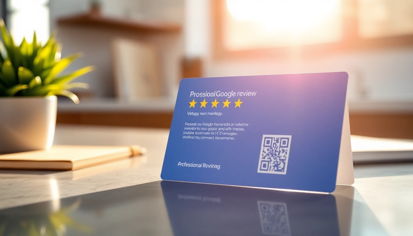 Engage customers with the Google Review card from https://www.reviewcardsgoogle.com highlighting NFC technology.