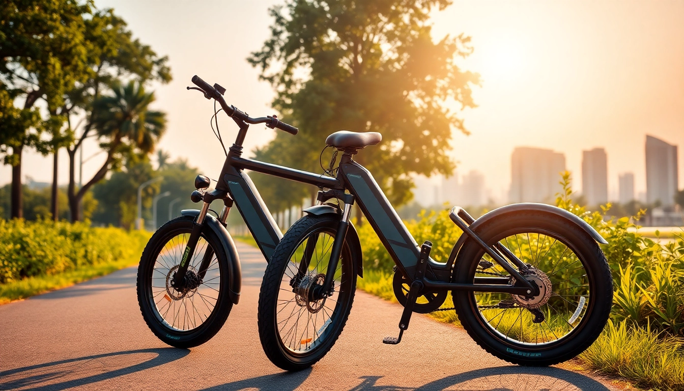 Experience the vibrant ebike Singapore on a scenic urban cycling path under the warm sun.