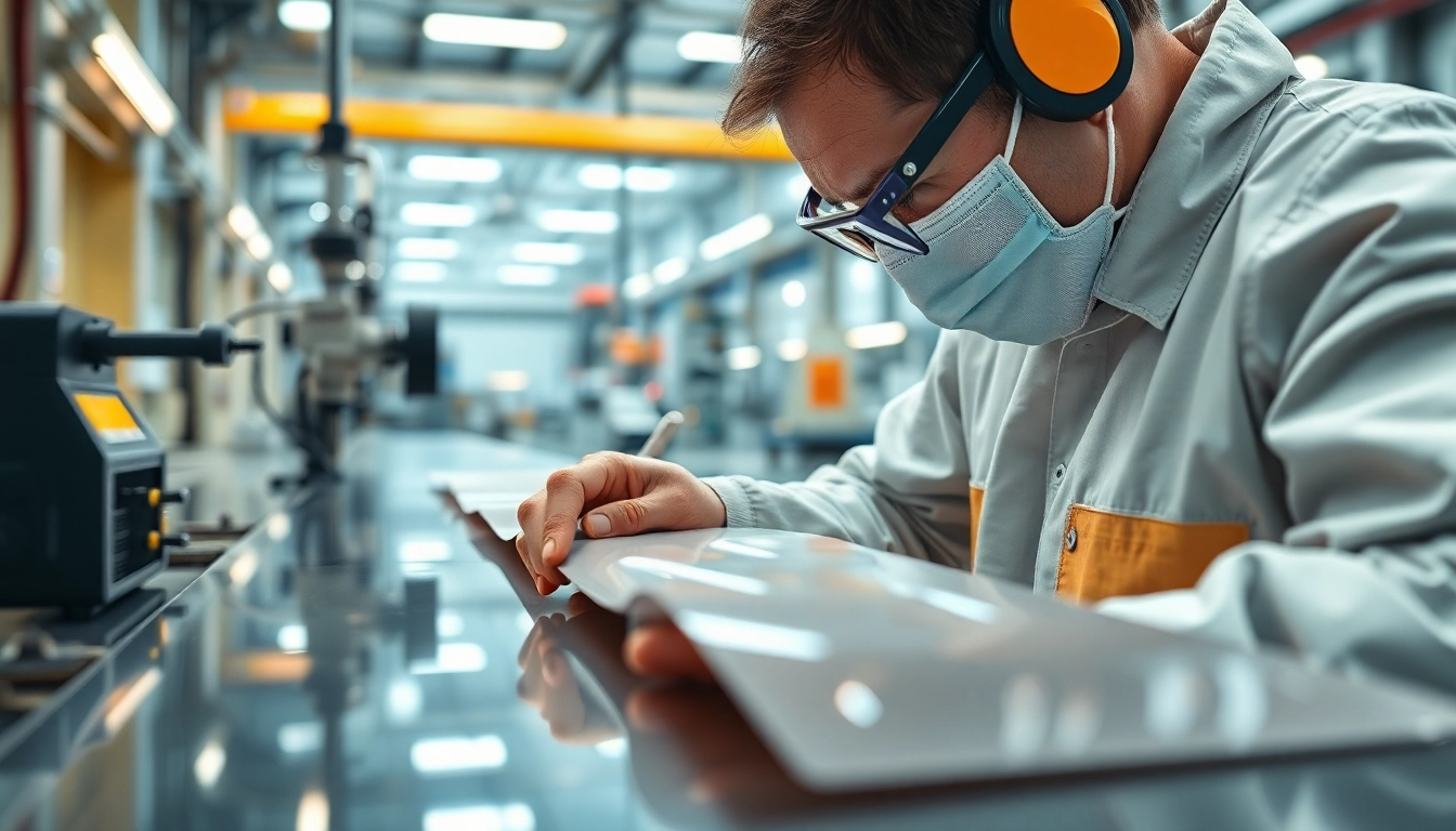 Apply precision adhesive films at https://www.makobond.com/adhesives-films in a high-tech workspace.