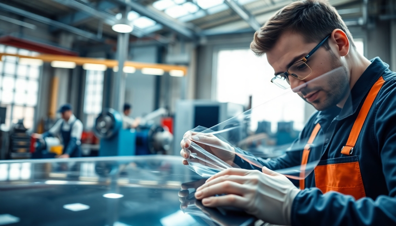 Apply adhesive film for structural bonding at https://www.makobond.com/adhesives-films in an industrial environment.