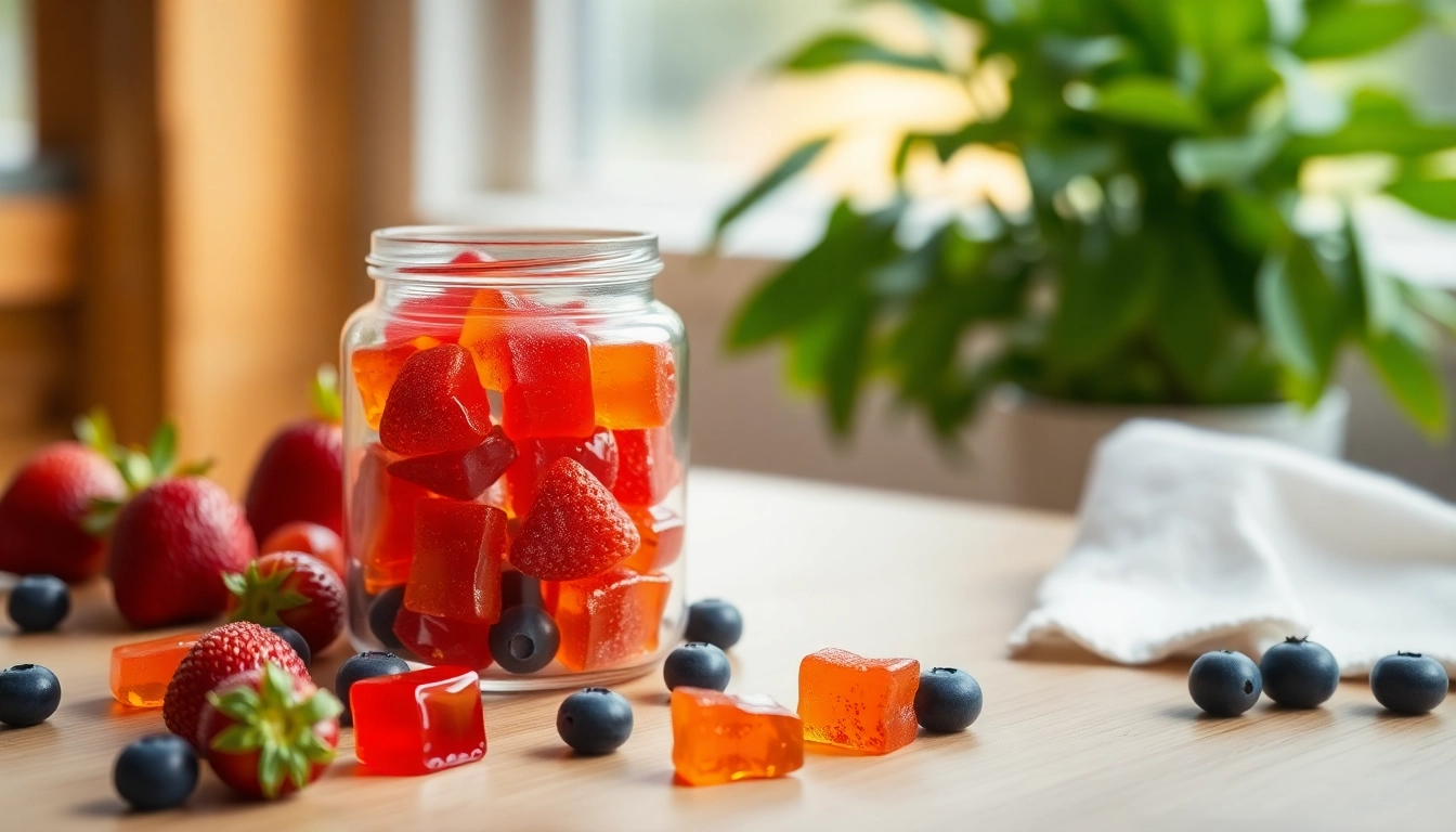 Indulge in delicious Collagen pectin gummies promoting healthy skin and vibrant wellness.