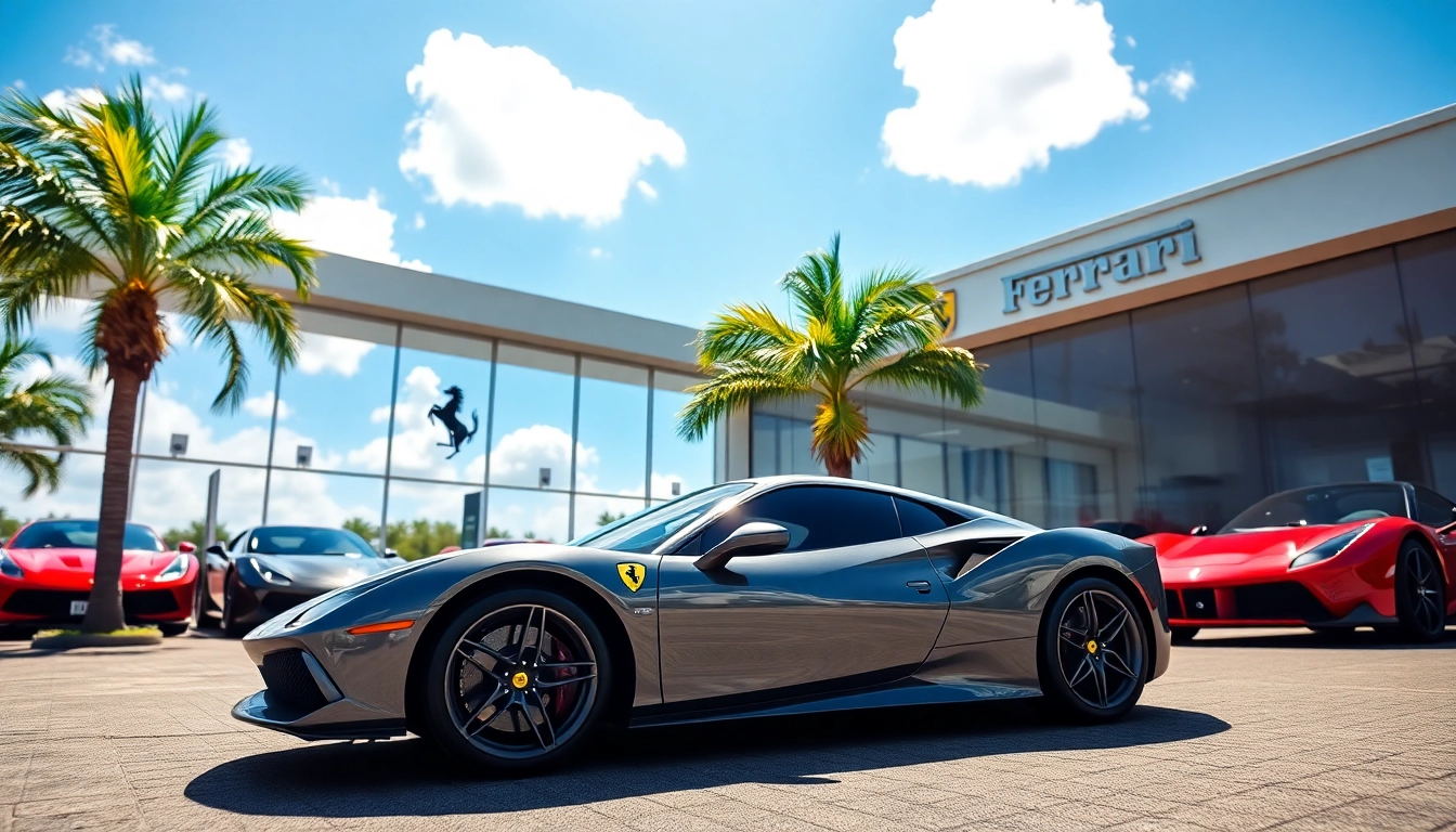 Visit the Ferrari dealer in Durban and explore stunning luxury cars in a vibrant environment.