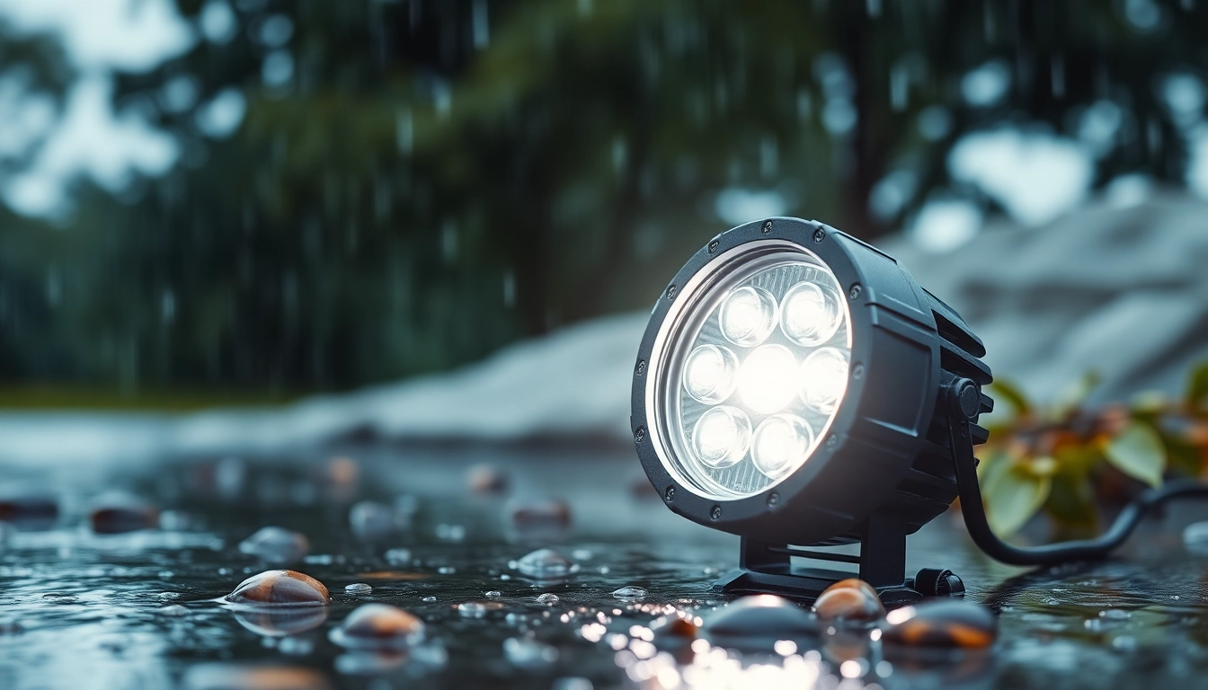Illuminate your outdoor spaces with a durable LED Waterproof light designed for any weather.