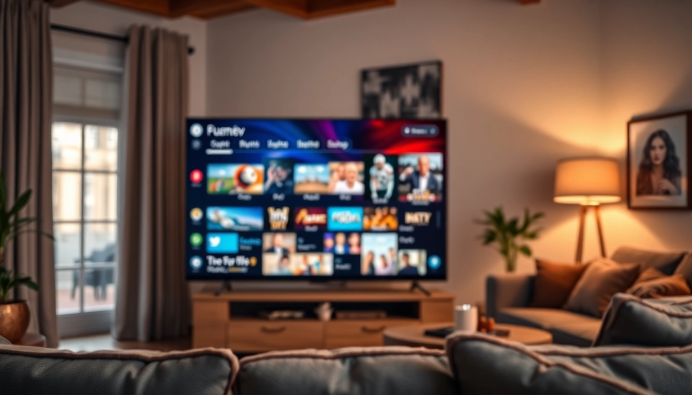 Code IPTV pour accéder aux chaînes en streaming dans un salon moderne et chaleureux.