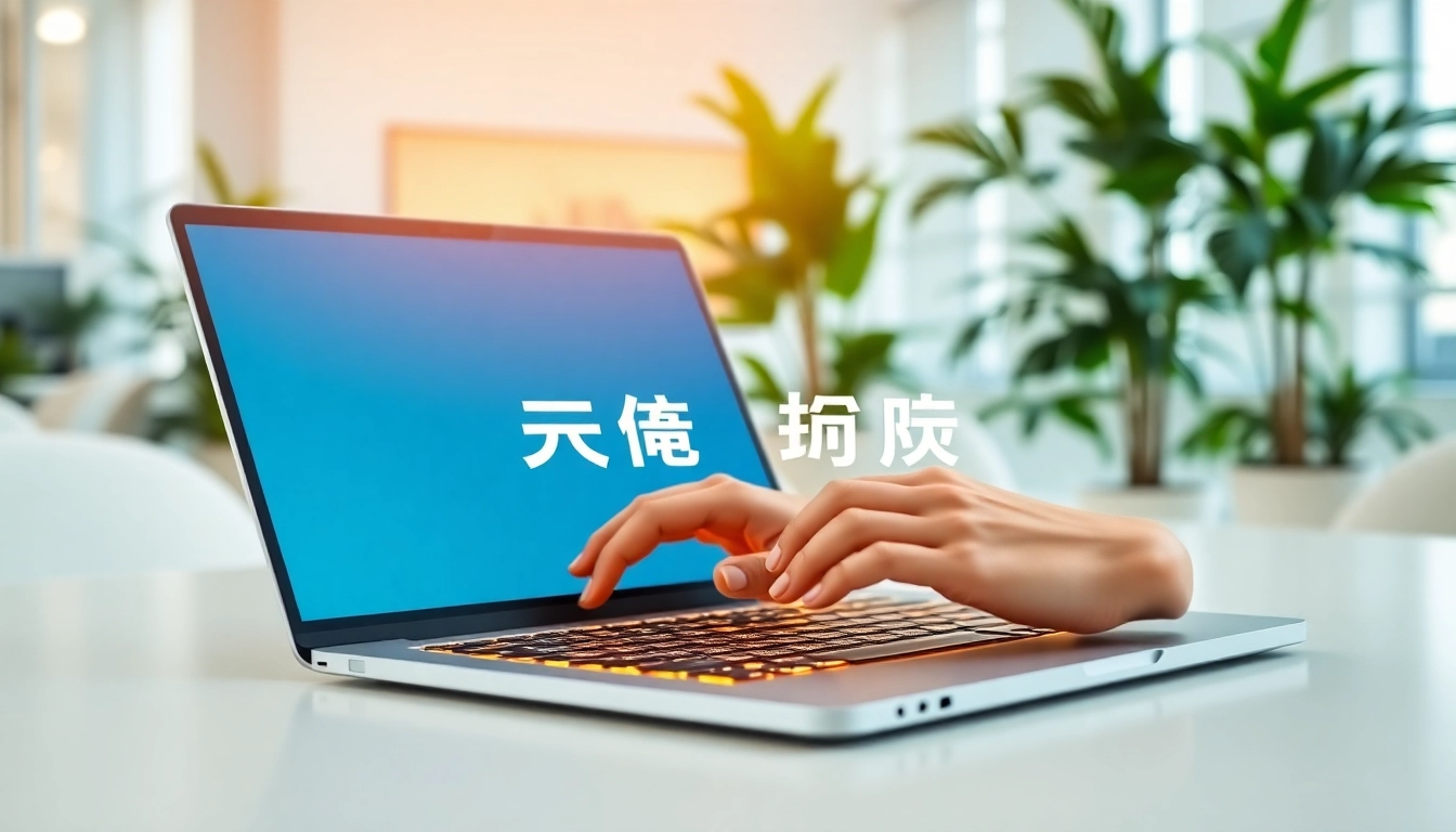 使用搜狗输入法高效输入的用户在现代办公室环境中，充满活力和创意。