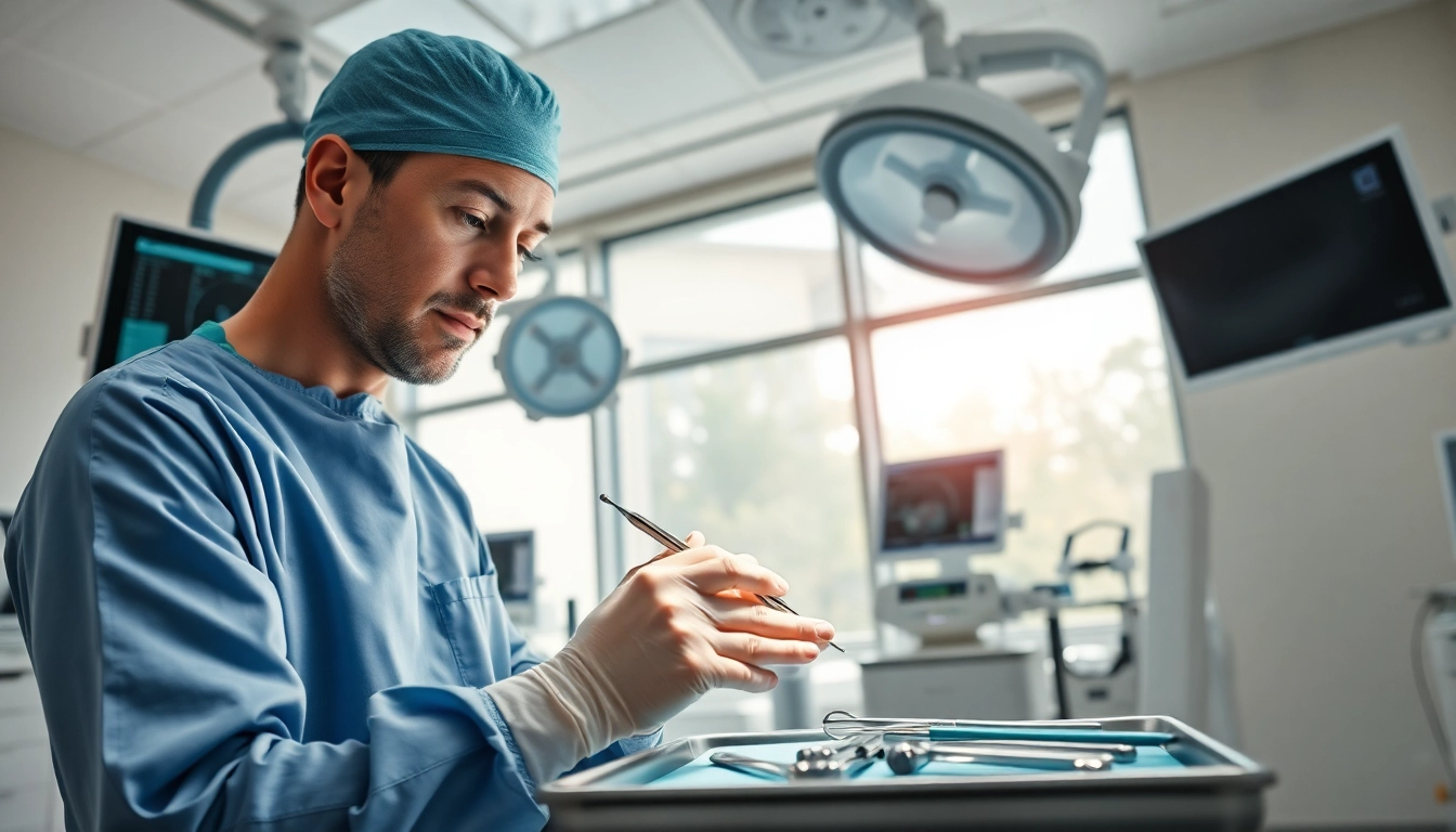 Behandlung der Handchirurgie Braunschweig durch einen erfahrenen Chirurgen in einer modernen Klinik.