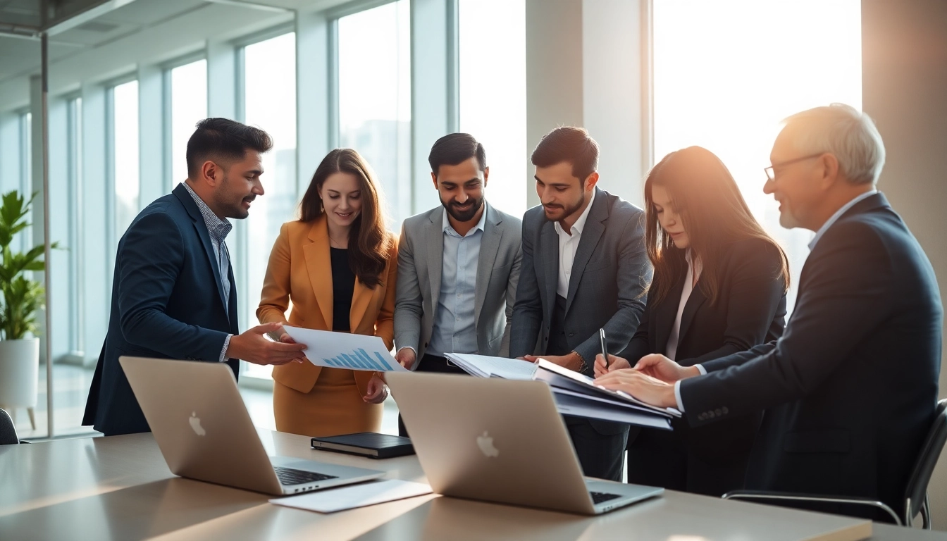 Visualize find competitor customer list process through a vibrant business strategy meeting.