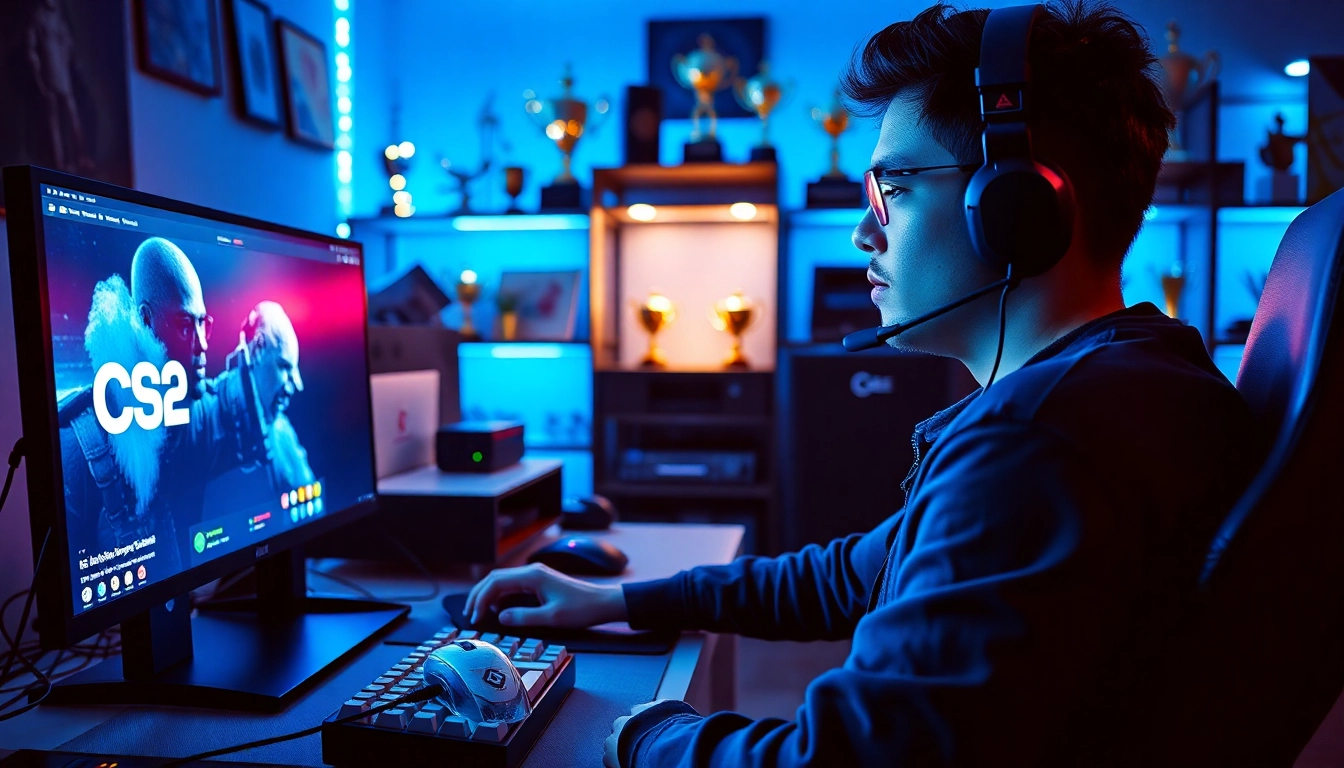 Capture the excitement of MemeSense legit cheat in competitive gaming setting with intense focus and tech.