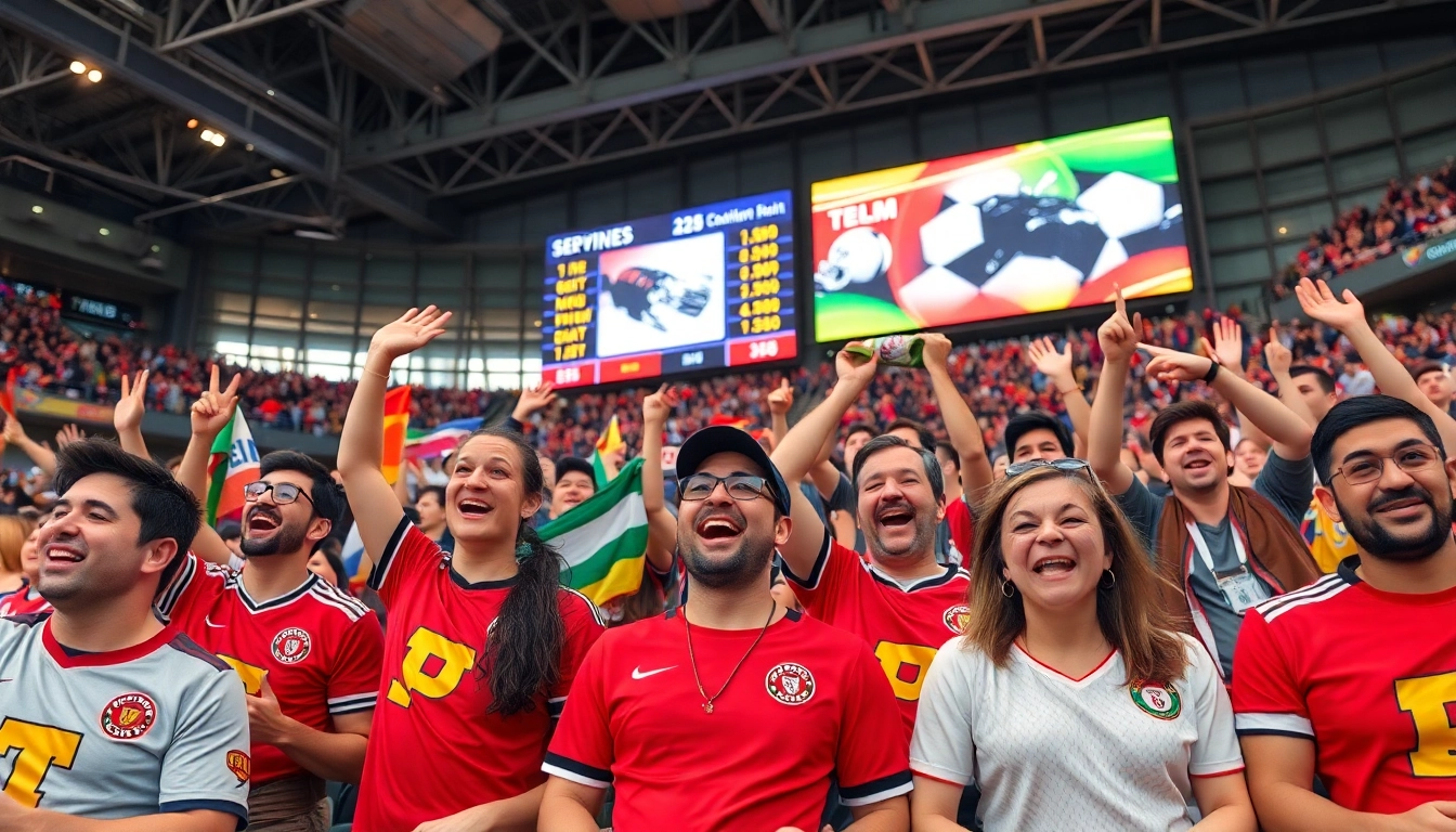 무료 실시간 스포츠중계를 즐기는 다양하고 열정적인 팬들의 모습