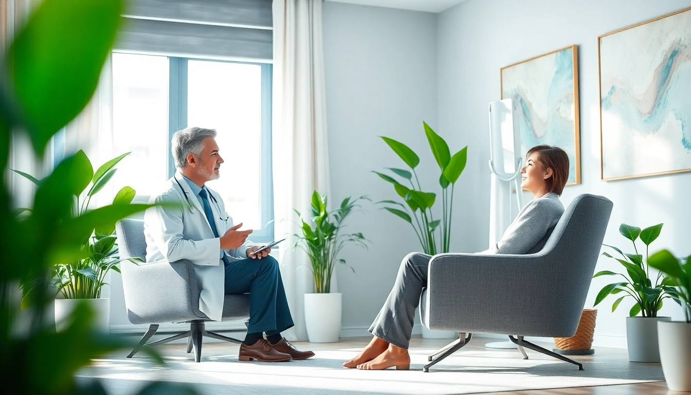 Engaging consultation with the best psychiatrist in dubai in a calming office space.