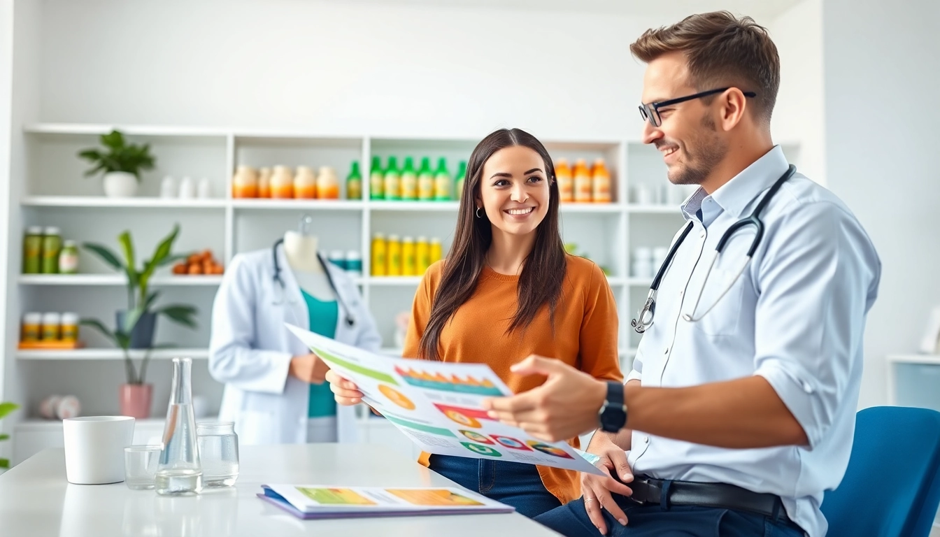 Engagement between clients and professionals at weight loss clinics in las vegas nv for personalized consultations.