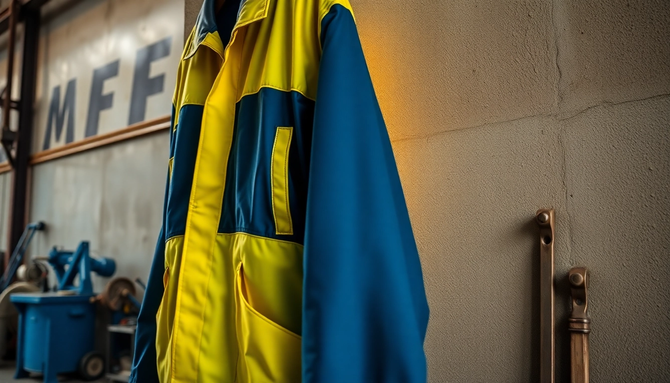 Showcase industrial dust coat in Kenya highlighting its durability and quality for workers.