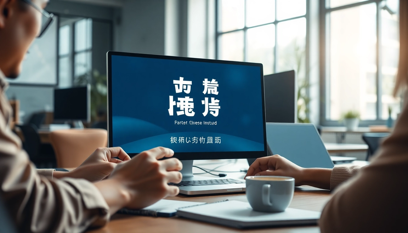 使用搜狗拼音输入法的用户在现代办公室进行输入。