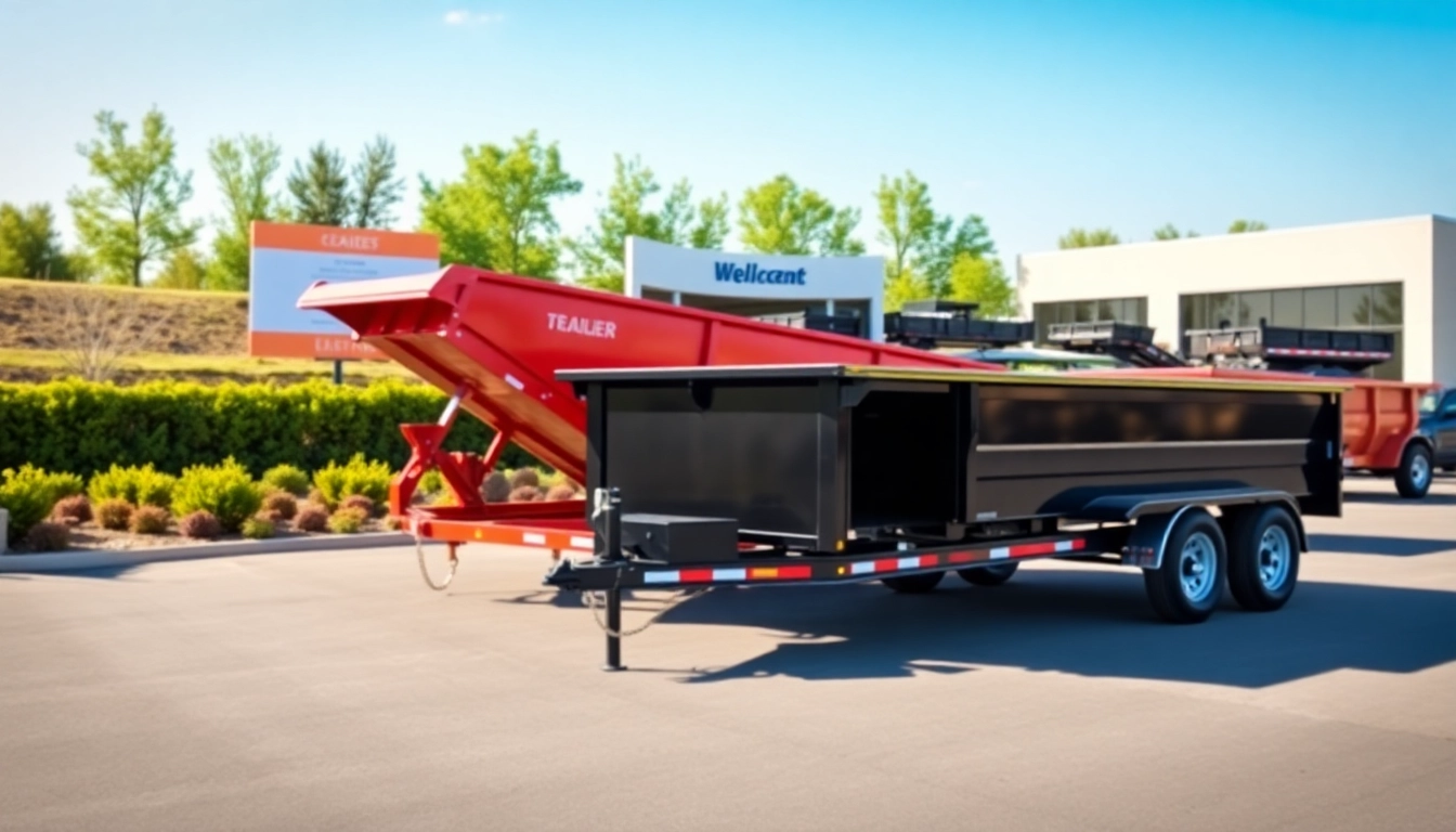 Browse premium dumpster trailers for sale featuring diverse models and robust designs.