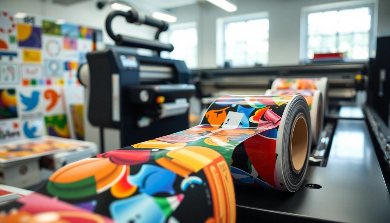 Creating vibrant designs on printed vinyl tape in a professional studio setting.