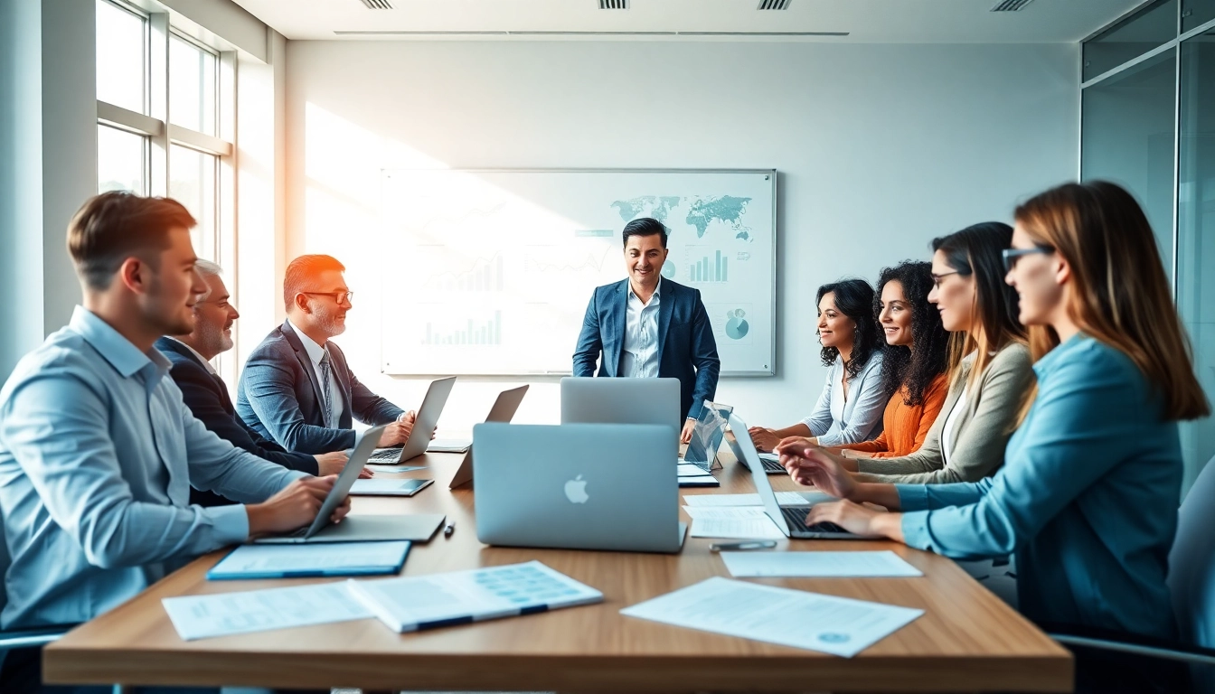 Engage with Monthly Accounting Services through a professional team collaboration at a bright office.