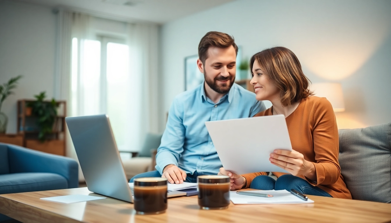 Couple consulting about Fixed Fee Divorce in a professional office setting, conveying a sense of trust.
